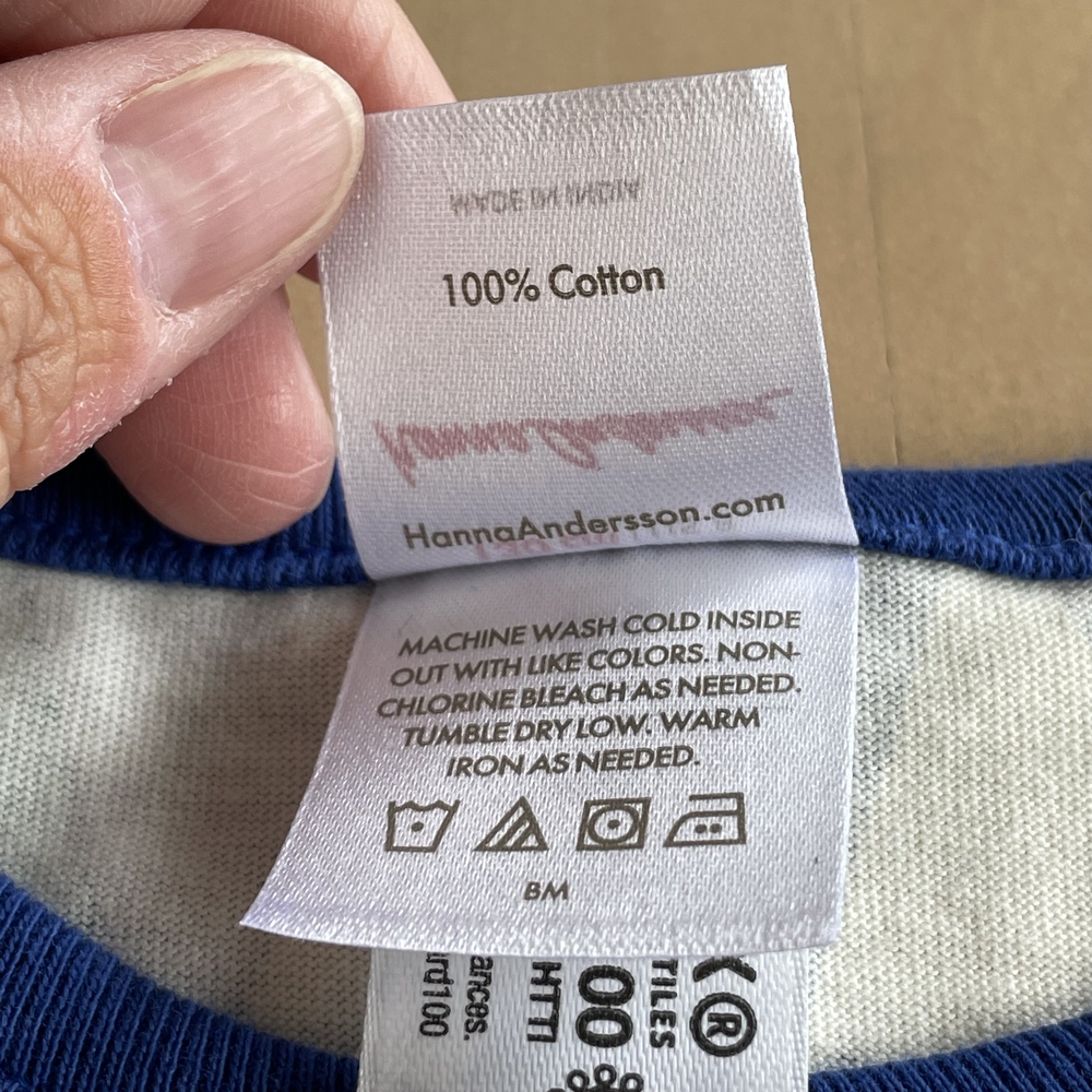 Hanna Andersson Print A-Line Dress Oh Christmas Tree, Oeko-Tex 100% Cotton, Sz 8 - Picture 6 of 8